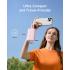 Anker Zolo Power Bank, 10,000mAh 30W Max Fast Portable Charger with Built-in USB-C and MFi Certified Lightning Cables, USB-C&A, Battery Pack for iPhone 16/15 Series, MacBook, Galaxy - Pink